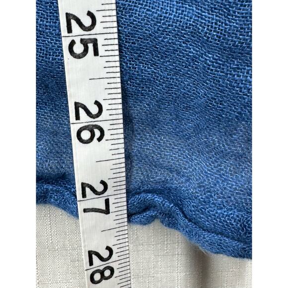 SUNDANCE La Belle Lune Dress Blue Linen Size XL Boho Vacation Lagenlook Beach - Picture 12 of 12